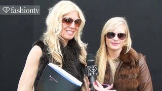 The Blonde Cheries  Marianna Iazzetta at Ermanno Scervino Fall 2012 Milan Fashion Week  FashionTV [upl. by Atiluj]