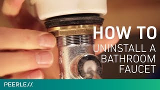 How to Remove a Bathroom Faucet [upl. by Garcia23]