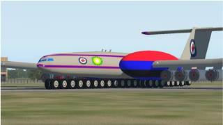 Futuristic Canadian Aircraft Crashes Immediately After Takeoff in XPlane 11 [upl. by Sapienza193]