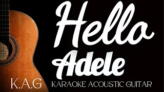 Hello  Adele Karaoke Acoustic Guitar KAG adele hello karaoke [upl. by Ruthven]