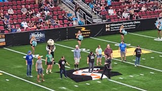 Line Dancing for The Arizona Rattlers Halftime Show Autism Awareness Day [upl. by Mallis]