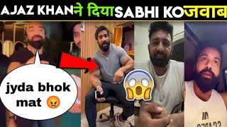 Finally😳ajaz khan reply to rajat dalalajaz khan reply to rajveer fitnessajaz khan reply [upl. by Wiltsey]