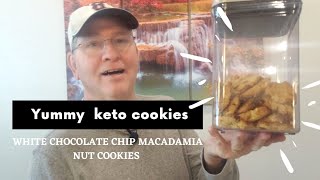 best Keto Cookies Macadamia nut cookies ketocookies lowcarbcookies [upl. by Ateloiv]