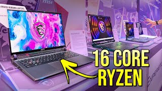 MSI Reveals New AMD Gaming Laptop at Computex 2023 [upl. by Dorri983]