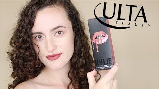 Kylie Cosmetics  Ulta Beauty Matte Lip Kit Swatches on Fair Skin Swatch Comparisons [upl. by Cut61]