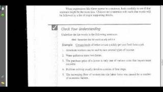 Finding main ideas step 4 Key phrases that youll find in main idea statements [upl. by Gaven]