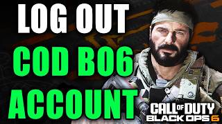 How To LOG OUT of COD Black Ops 6 Account on PS4 PS5 Xbox PC  Easy Guide [upl. by Meeharb976]