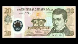 All Honduran Lempira Banknotes  1992 to 2012 Issues [upl. by Sucerdor]