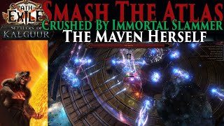 PoE 325  The Maven Crushed By Immortal Slammajam Build [upl. by Drawyeh]