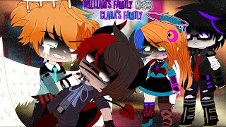 Williams Family Meets Claras Family  Afton Family Movie  FNaF  SparkleAftøn [upl. by Alatea610]