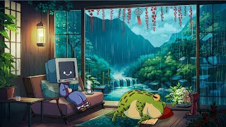 peaceful rain 🌧 calm your anxiety relaxing music  lofi hip hop mix  aesthetic lofi [upl. by Llerdnad]