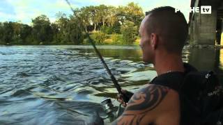 Pêche du silure sur la Garonne  Globe Fishing  LotetGaronne 55 [upl. by Suiram]