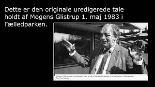 Mogens Glistrup 1 maj tale i 1983 [upl. by Asiat]