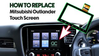 Mitsubishi Outlander Touch Screen  How To Replace and Repair SDA2 [upl. by Reeba]