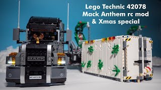 Lego Technic 42078 Mack Anthem motorized amp Christmas special [upl. by Fritts]