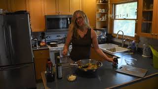 urban farmgal makes broccoli quinoa salad [upl. by Elleinod511]