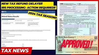 2024 IRS TAX REFUND UPDATE  NEW Refunds Processed Tax Refund Delays IRS Notices 570 Codes [upl. by Chesna]