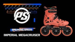 Powerslide Imperial Megacruiser 125 Orange skates  Speaking Specs [upl. by Asnerek]