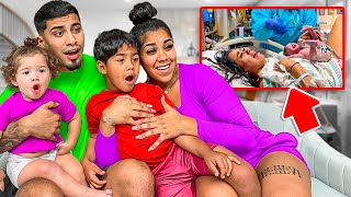 OUR KIDS REACT TO THEIR BIRTH VIDEOS very emotional [upl. by Roice]