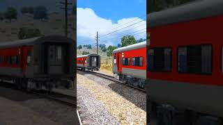 MOVING TRAIN COACHES SEPERATED 😱 train shorts [upl. by Etterual837]