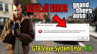 How to Fix Xlivedll Error in GTA 4 [upl. by Thebault826]