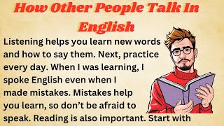 How Other People Talk In English  Graded Reader  Improve Your English  Listen And Practice [upl. by Assenav]