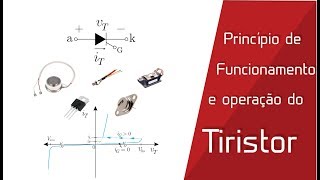 Princípio de Funcionamento e Operação do Tiristor  SCR [upl. by Joerg]