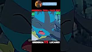 Greninja troll face edit  greninja vs lucario pokemon  subscribe [upl. by Aleta492]