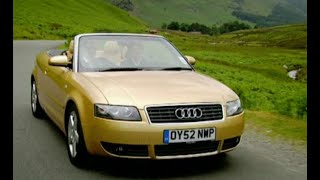 Top Gear  Audi A4 B6 Cabrio 2004 test [upl. by Garner]