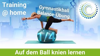 Stabilisation auf dem Ball 14  pezziball Übungen  tiefenmuskulatur beckenboden [upl. by Selfridge]