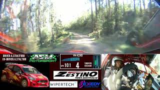 Akademos Rally 2024 SS2  StratfrordStaltari [upl. by Aititil]