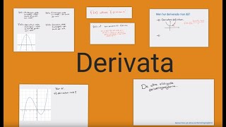 Matematik 3 SAMMANFATTNING AV DERIVATA [upl. by Aivatnuahs930]