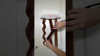 styling long hair with a mini flat iron hairstyles hairideas flatiron hair [upl. by Ttocs]