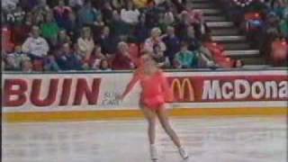 Anisette TorpLind DEN  1990 Worlds Ladies Free Skate German Broadcast Feed [upl. by Cris171]