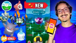 ✨ LIVE IRL SHINY GASTLY DUSKULL e LITWITCK DOBRO de XP na Captura Hora do Holofote Pokémon GO [upl. by Htebilil280]