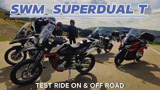 Test Ride SWM Superdual T On amp Off Road [upl. by Anewor]