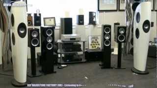 KEF FACTORY UK  Listening to Bladeavi [upl. by Anadal]