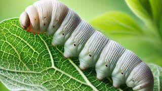 VichitraHow is the silk worm born How is silk made LIFECYCLE OF SILKWORM [upl. by Arel]