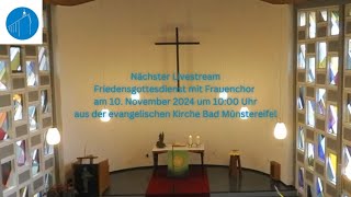 Gottesdienst am 10 November 2024 [upl. by Crooks]