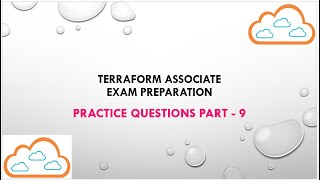 Terraform Associate Exam Sample Questions Practice Questions Part 9 [upl. by Lrad791]