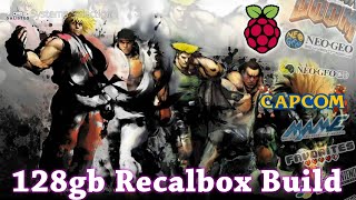 128gb Custom Retro Gaming Recalbox Build Pi 3B  15000 Games [upl. by Erdnaid540]