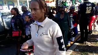 The Dominoes 7 Show Dumaine Street Gang Secondline 2024 [upl. by Tychon251]