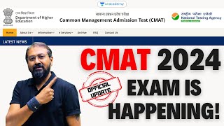 CMAT 2024 Official Update  Exam Is Happening  Ronak Shah [upl. by Janean815]