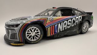 Review 2023 NASCAR 75th Anniversary Commemorative Raced Version Chevy Camaro 124 NASCAR Diecast [upl. by Anead454]