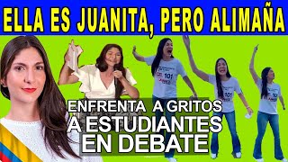 😵‍💫𝗧𝗥𝗔𝗕𝗔𝗗𝗔😵‍💫 Parecía Juanita Cataño arremetió contra asistente debate gritos estilo Paloma Valencia [upl. by Brader141]