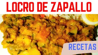 RECETA DE LOCRO DE ZAPALLO PREPARACIÓN PASO A PASO [upl. by Enerod]