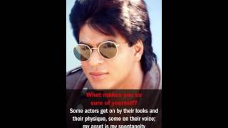 Shah Rukh Khan’s first interview with Filmfare [upl. by Quiteris]