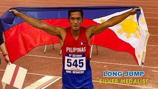 HIGHLIGHTS  Janry Ubas  Long Jump  Finals  SEA Games 2022 [upl. by Pain]