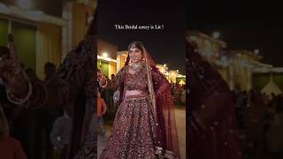 Aaj Tak Asi Bridal Entry Nahi dekhi hogi 🤣wedding shortsviral youtubeshorts dance bridal viral [upl. by Aufa]