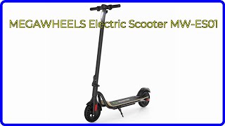 REVIEW 2024 MEGAWHEELS Electric Scooter MWES01 ESSENTIAL details [upl. by Accebar]